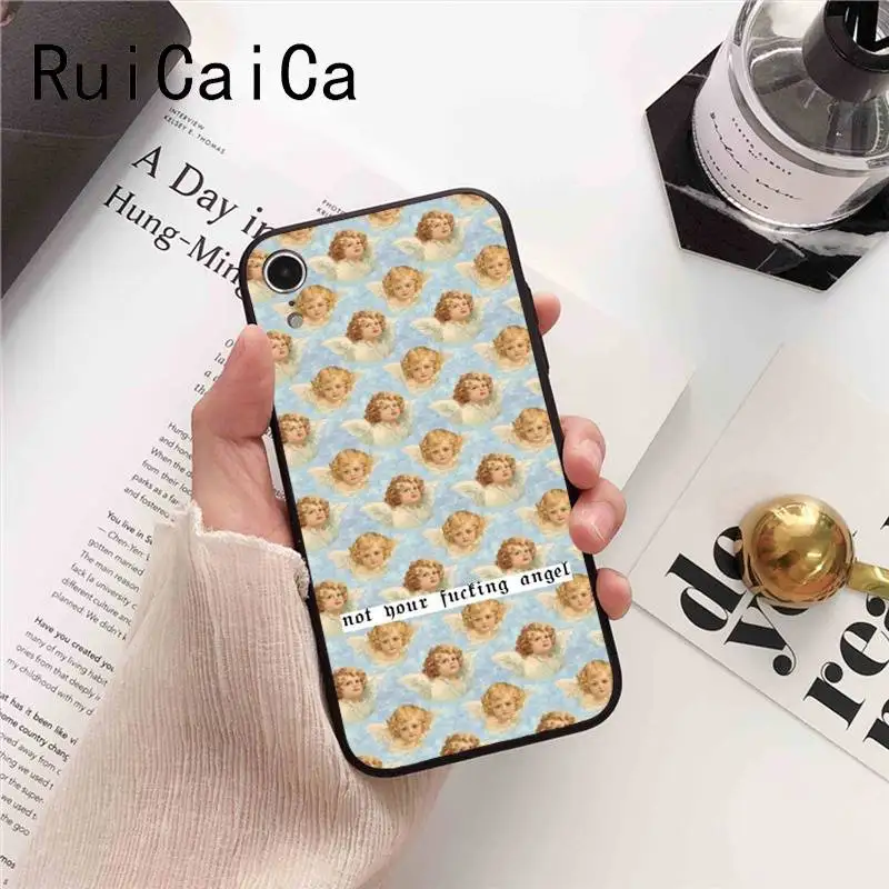 Ruicaica Renaissance angels Art Pattern Мягкий чехол для телефона из ТПУ iPhone X XS MAX 6 6S 7 7plus 8 8Plus 5 5S XR |