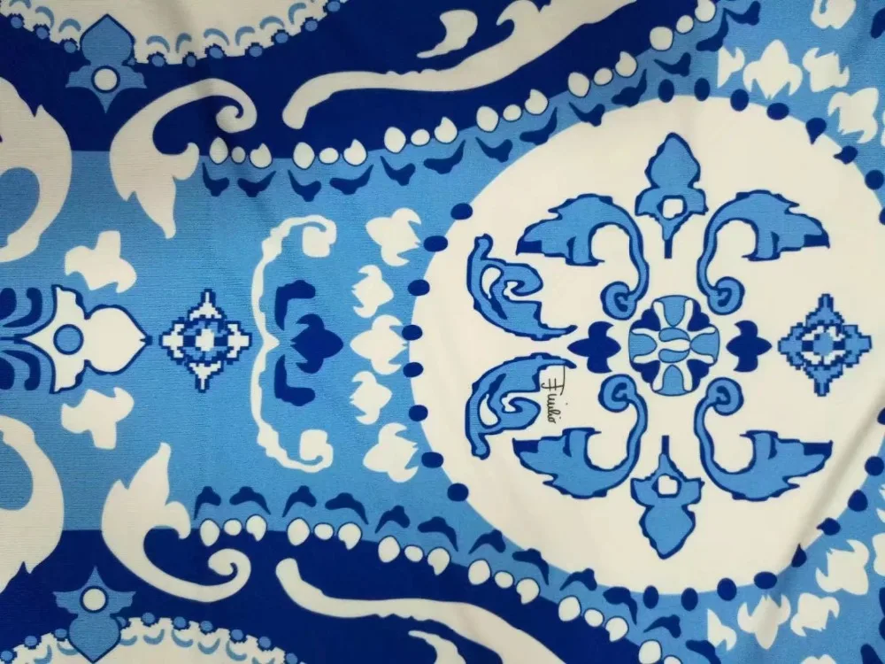 Новинка 2015 дизайнерский роскошный бренд женское платье с коротким рукавом синее