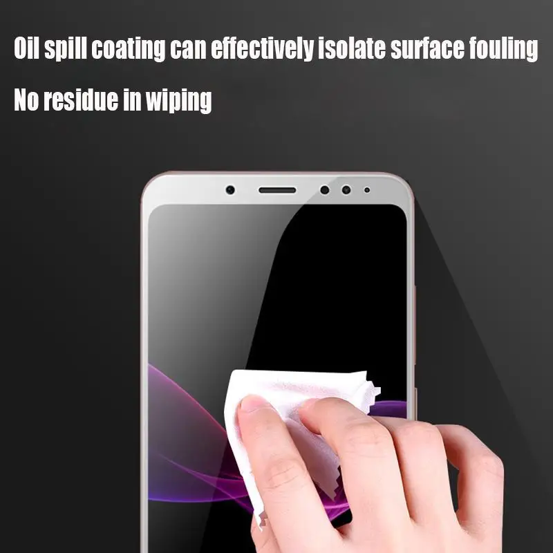 9D полное покрытие закаленное стекло протектор экрана для Xiaomi Redmi 6A Y1 Note 5A защитное