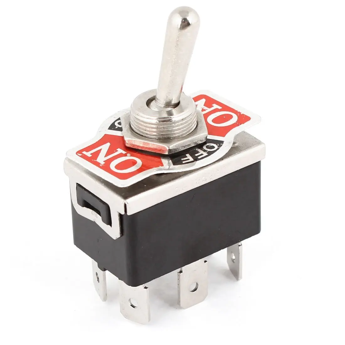 Новый AC 250V/10A 125V/15A DPDT 3 положения вкл/выкл/вкл 6 контактов тумблер черный +