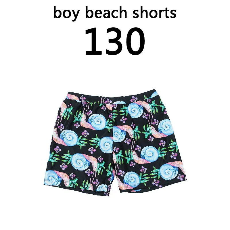 boy beach short 130 Платье для мамы и дочки; купальник для всей семьи; одежда для папы и сына; плавательные пляжные шорты; летняя одежда для мамы, папы и меня - Цвет: boy beach short 130
