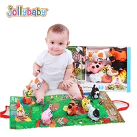 4 style baby reading educational toys rustle sound rattle bell 3d unfolding activity story cloth book play crawling mat 40 off