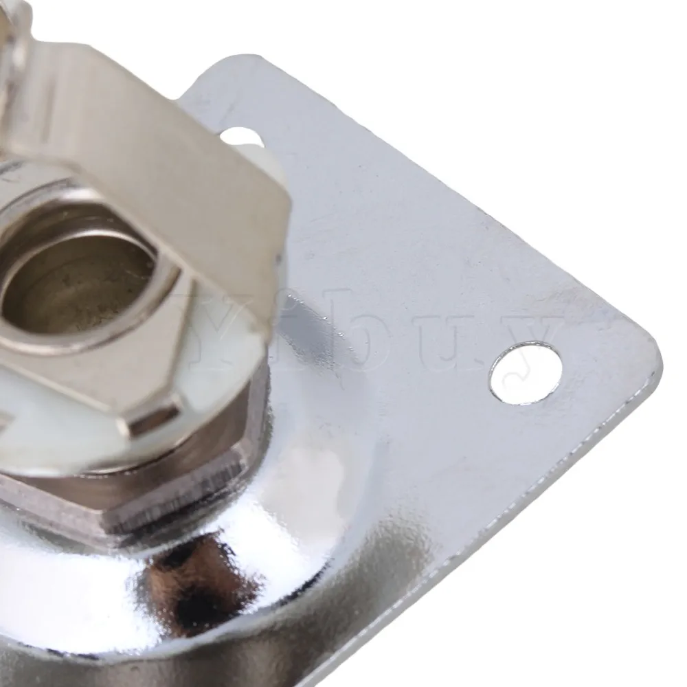 

Yibuy Chrome Color Rectangular Guitar Plate & Socket for Guitar