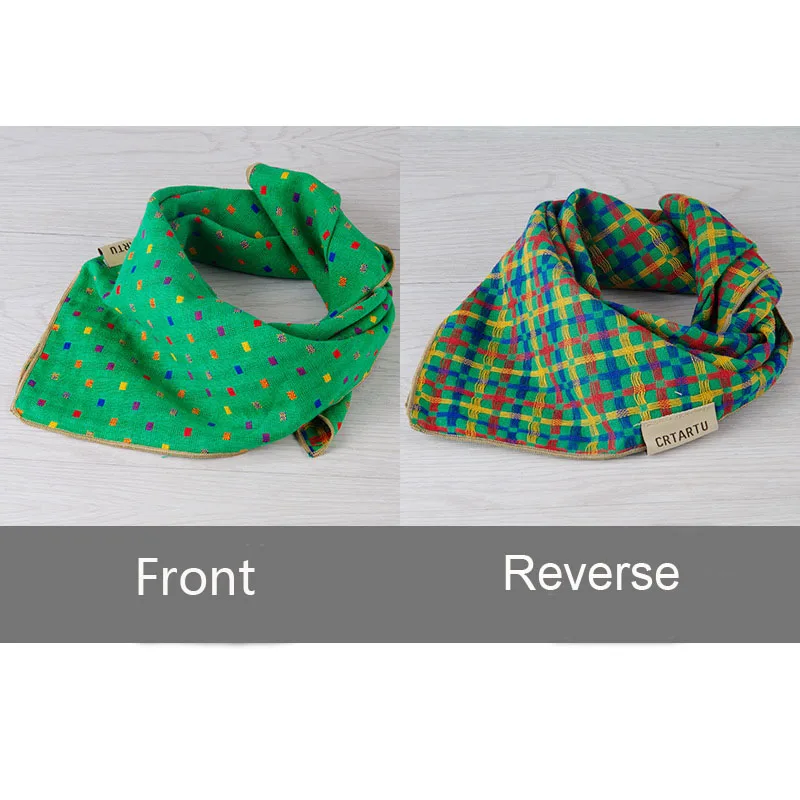 1 шт. льняные нагрудники для новорожденных детские слюнявчики двойной слюнявчик