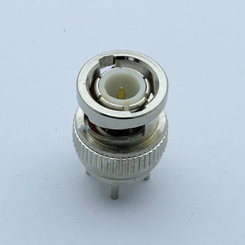 10 шт./лот BNC мужской ПК MONLUT pc коннектор печатной платы крепление 4 Pin Мужской центр
