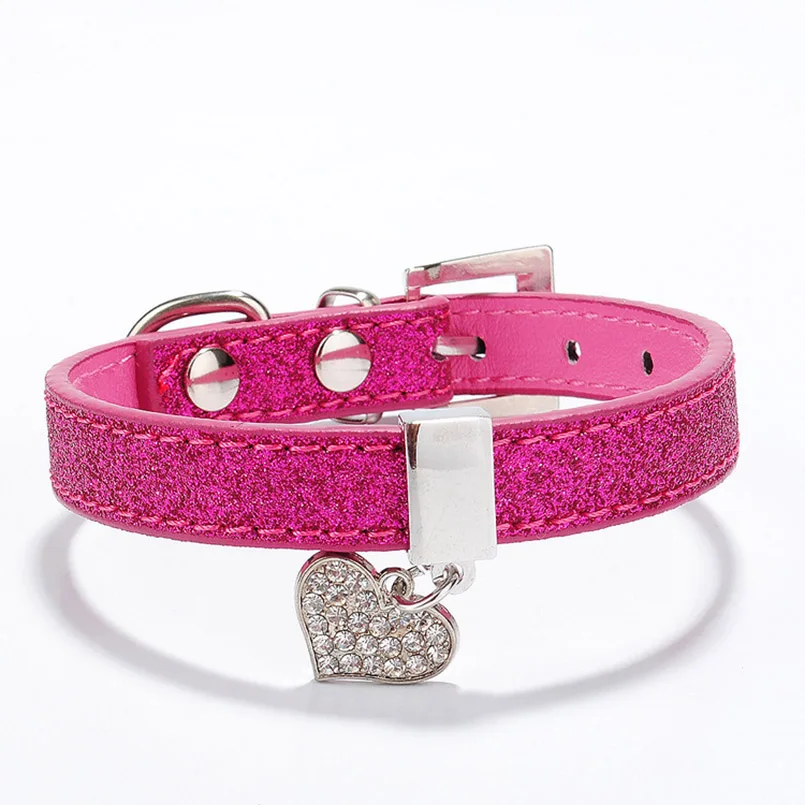 Bling Стразы ошейник Кристалл Цепочки и ожерелья щенок собака Воротники