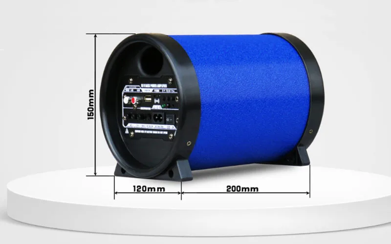 5 дюймов 12V24V 110 В 220 в автомобильный активный Bluetooth Сабвуфер Портативный динамик аудио стерео Мотоцикл Авто Грузовик домашние динамики Sub Bass