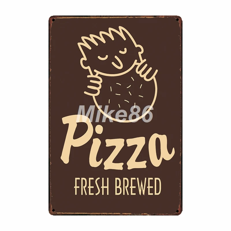 [Mike Decor] пицца Итальянская Классическая коллекция металлический знак Ретро плакаты подарок железная живопись Отель домашний магазин Декор FG-225 - Цвет: SA 2579