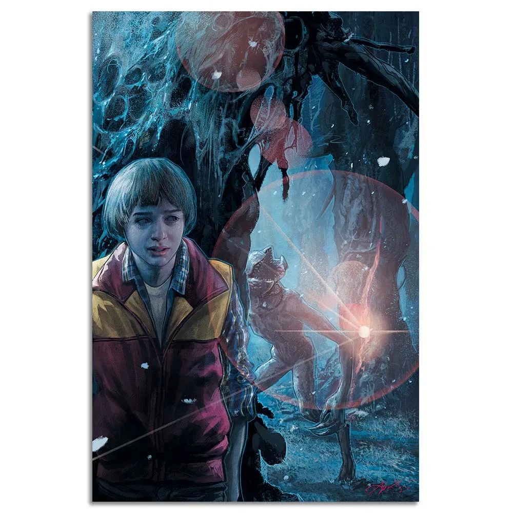 Stranger Things ТВ-серия Шелковый постер настенная Художественная печать 12x18 20x30 дюймов