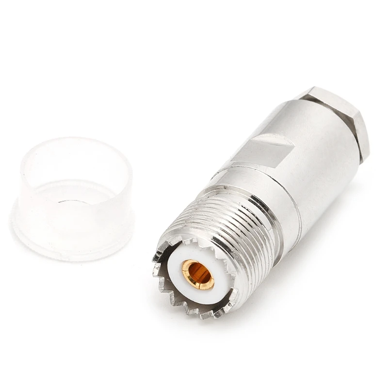 UHF SO239 PL259 гнездо зажим для RG8 RG165 RG213 LMR400 разъем W315|Соединители| |