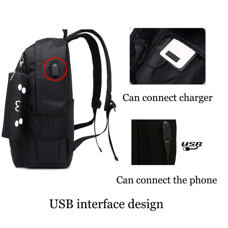 Подростковый рюкзак обувь для девочек школьные ранцы подростков USB большой