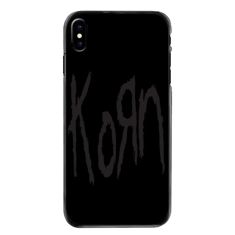 For iPhone 4 4S 5 5S 5C SE 6 6S 7 8 Plus X XR XS Max iPod Touch Korn Heavy Metal Band Jonathan Davis Logo Accessories Case |
