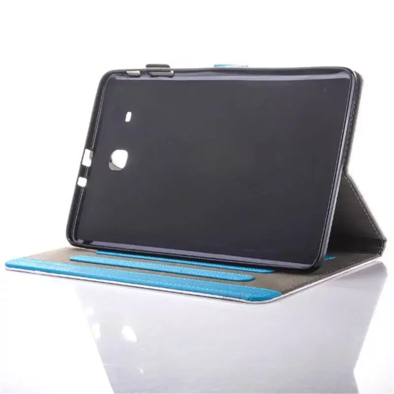 Чехол для планшета для Samsung Galaxy Tab E 9," SM-T560 T561 SM-T561 T560 умный чехол Funda с рисунком кота из искусственной кожи кожа+ пленка+ ручка