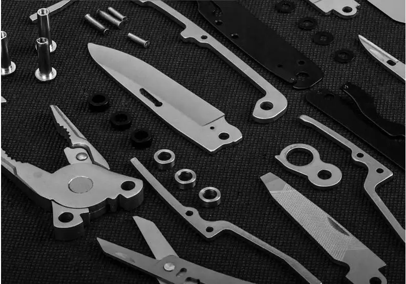 Multi tool combination Camping Tools set Folding knife Pliers,Scissors Screwdriver bits Fishing Blade Multi functional Pliers