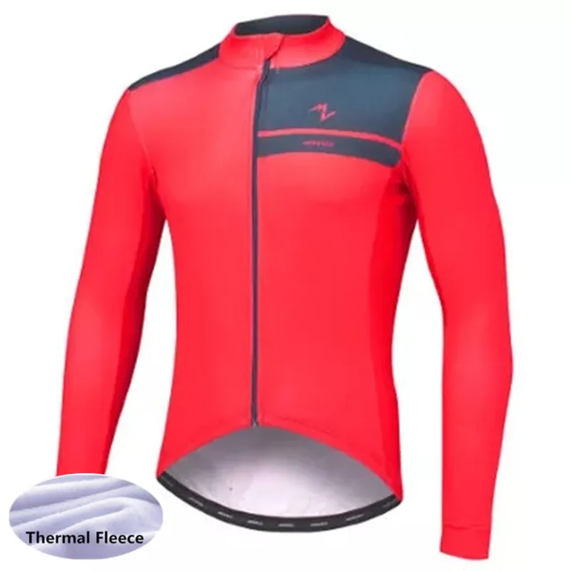 Зимняя Теплая Флисовая велосипедная Джерси morвело с длинным рукавом Ropa ciclismo hombre