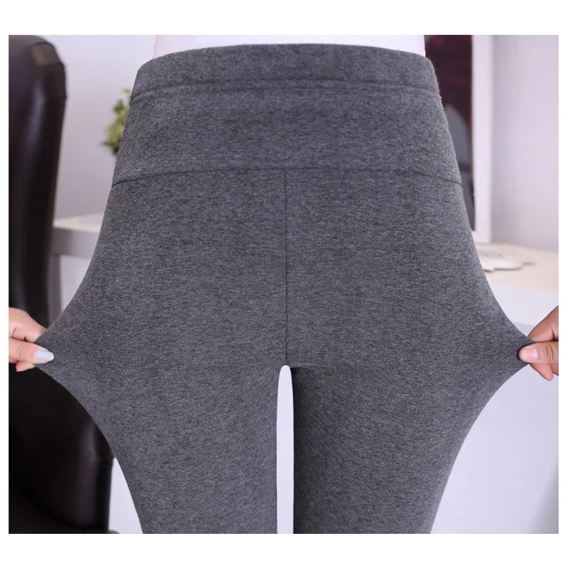 Теплые Высокая Талия чулок Беременность Мотобрюки зима бархат утолщение