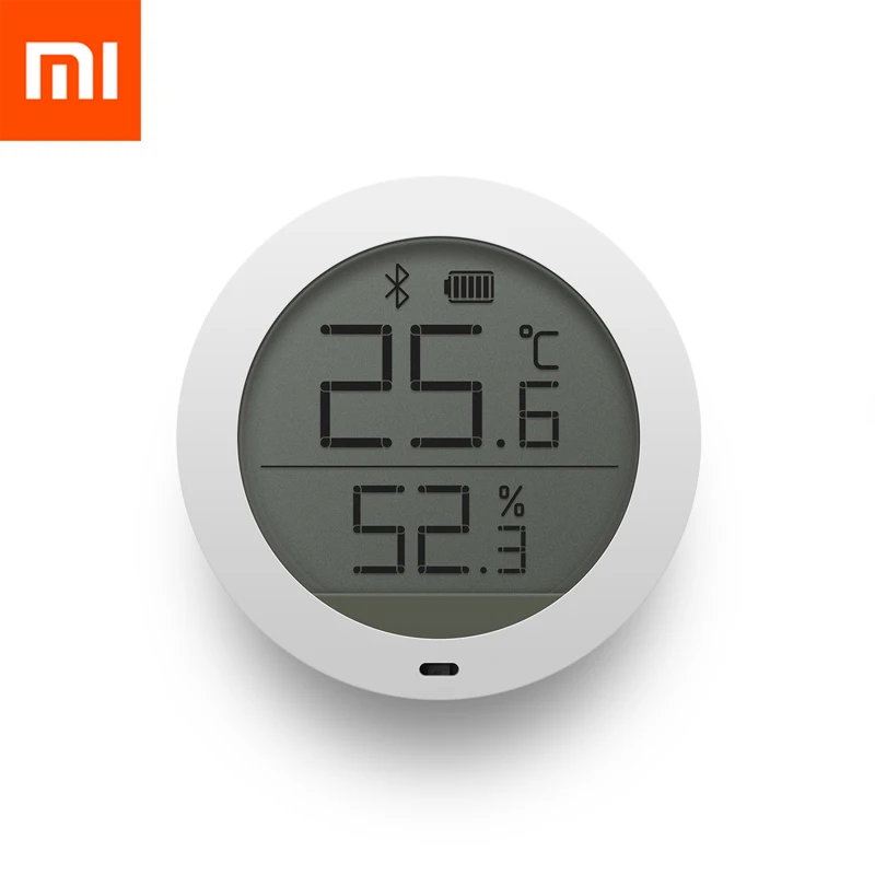 Умный термометр Xiaomi ЖК экран Bluetooth гигротермограф Высокочувствительный