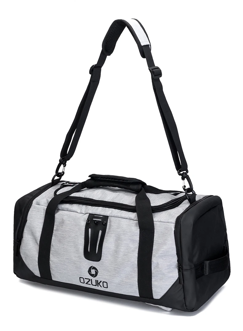 OZUKO New Multifunctional Large Capacity Men Travel Duffle Bag Waterproof Oxford Shoulder Bag Men's Backpack Luggage Handbags