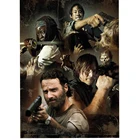 Алмазная 5D картина сделай сам, вышивка крестиком Ходячие мертвецы, полная выкладка, мозаика, узор из бисера, вышивка C265