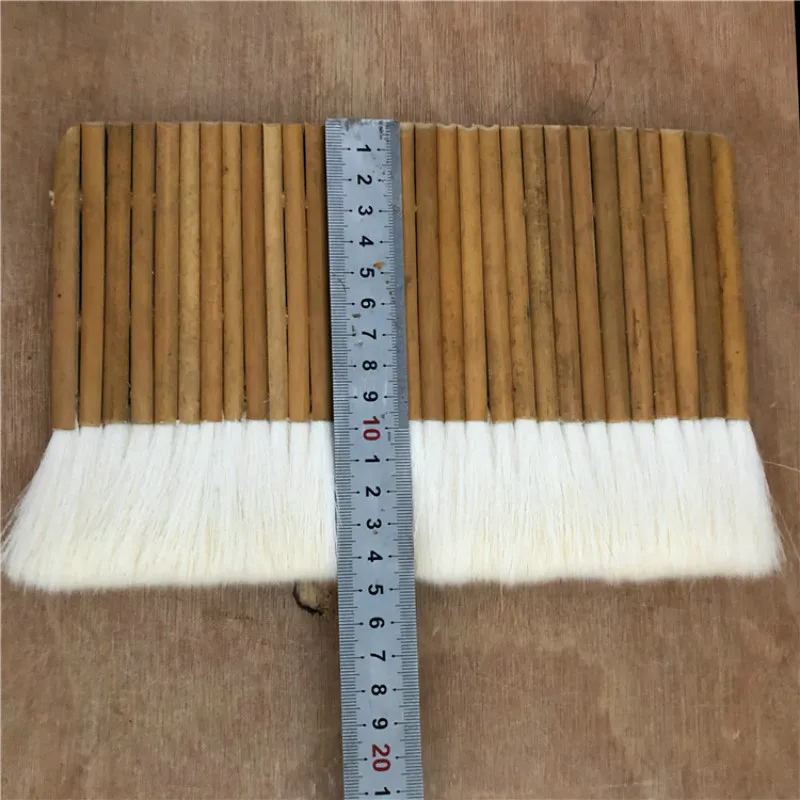 Thickened Soft Wool Hair Brushes Paint Joint Brush for Painting Whitewashing Bamboo Handle Oil and Watercolor Tools | Канцтовары для