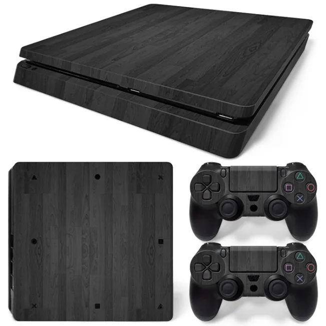Дерево виниловая Стикеры кожи для PS4 Slim шкуры консоли наклейка
