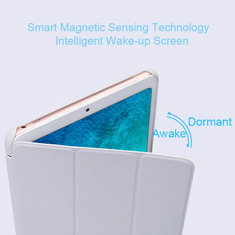 Оригинальный Xiaomi mi Pad 4 Чехол Smart Wake черный/серый чехол Flip Protecter PC + PU материал для Xiao