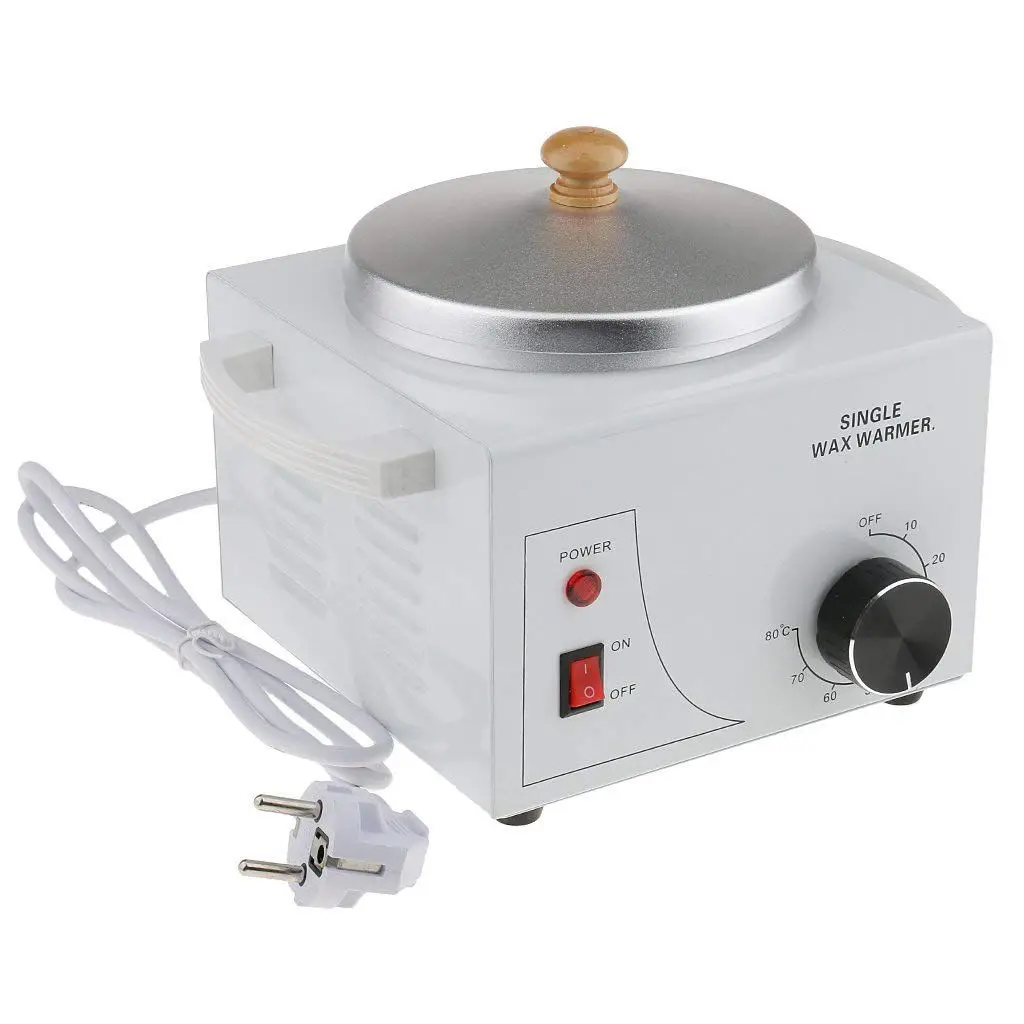 Single Pot Metallic Electric Waxing Machine Hot Paraffin for Professional Salon - EU Plug | Бытовая техника