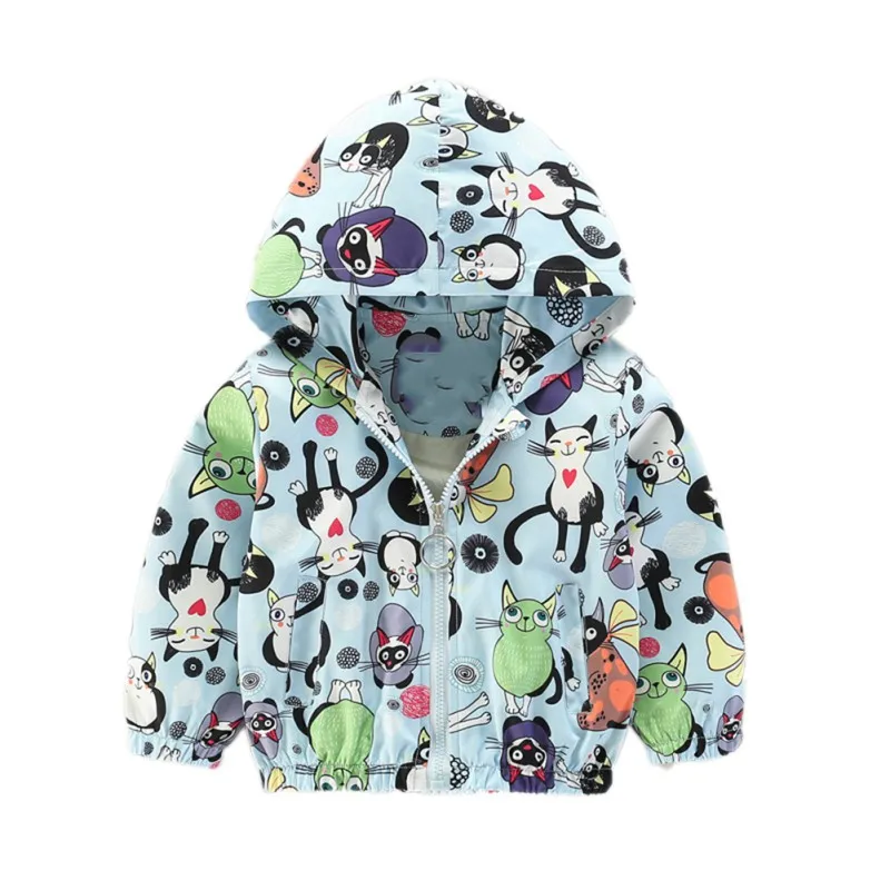 Весеннее Детское пальто с милым динозавром для детей от 2 до 6 лет Осенняя детская