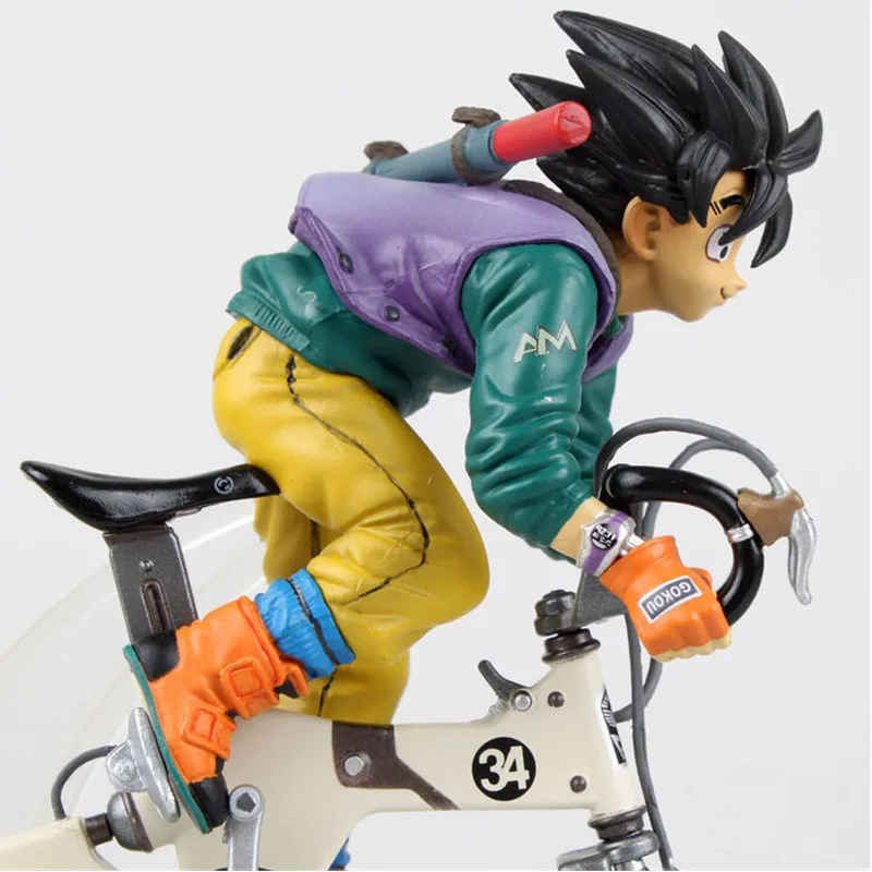 15 см аниме DRAGON BALL Z Супер Saiyan Сон Гоку Велоспорт ПВХ Фигурки битва Версия