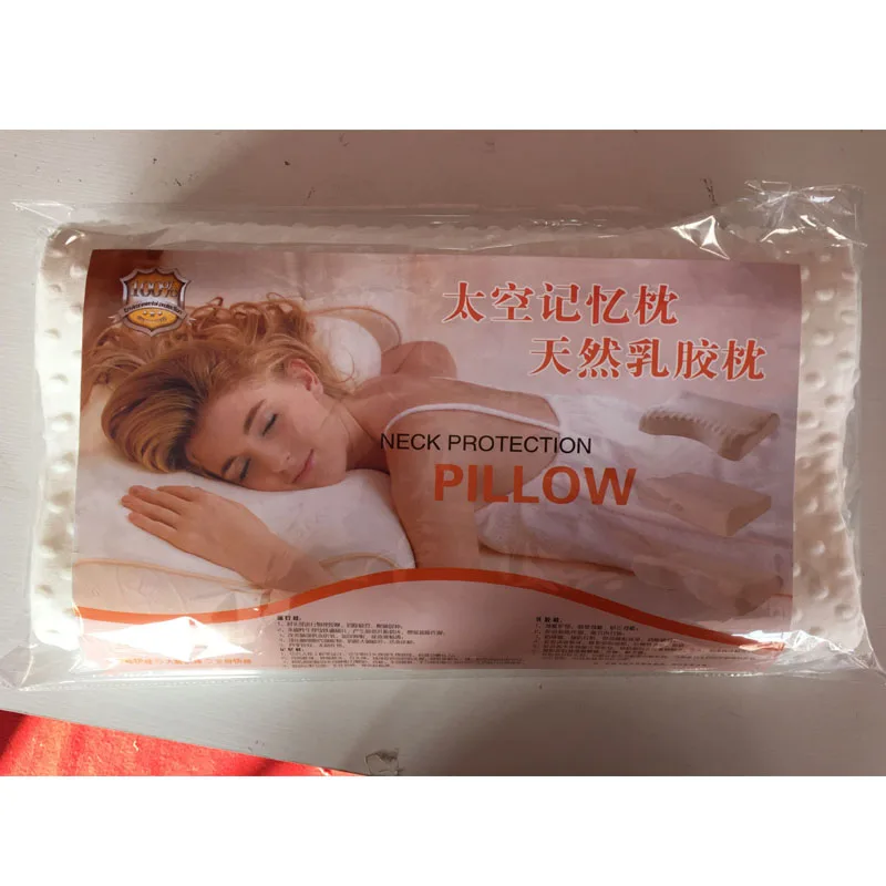 Терапия подушка памяти Прямоугольная для шеи Белая Подушка с памятью формы 30*50 см