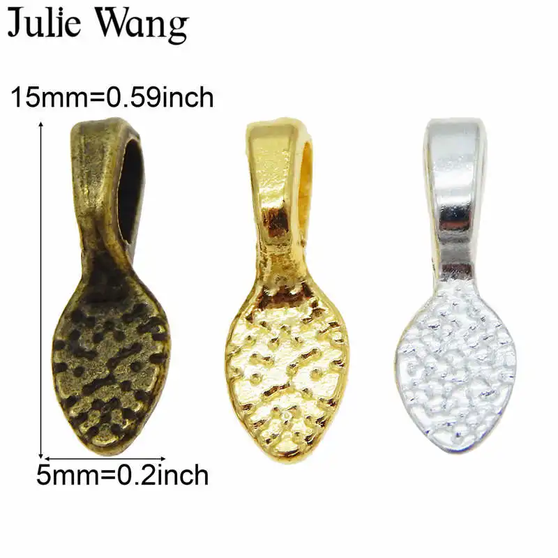 Julie Wang 60 шт. сплав небольшой клей под залог клипсы для тегов смешанные античная