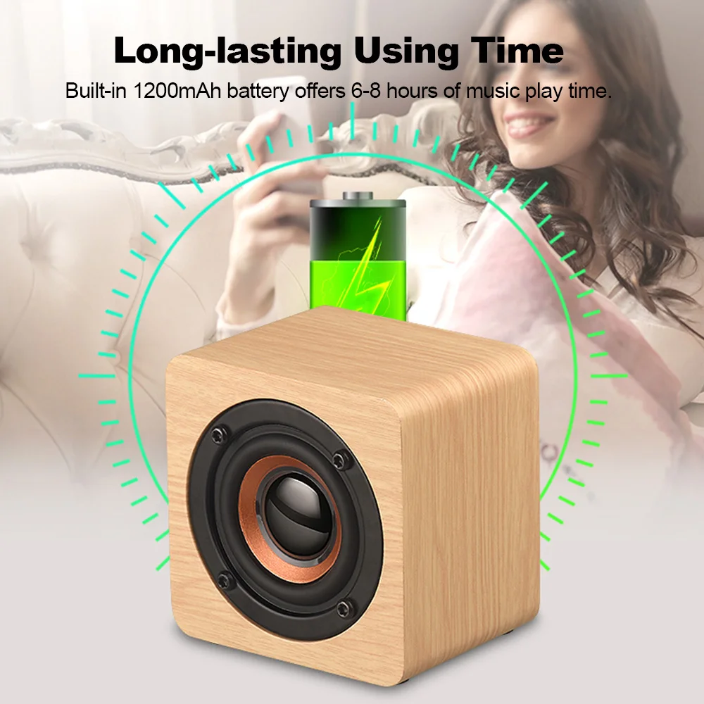 Портативная беспроводная Bluetooth-Колонка s Q1 в стиле ретро | Электроника