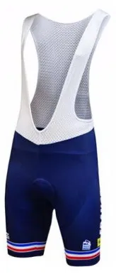 Велосипедные шорты национальной сборной Франции голубые одежда для велоспорта