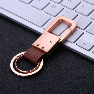 Gold Jobon Высококачественная классическая Автомобильная цепочка для ключей с гравировкой на заказ, женские и мужские брелки с пряжкой, модный брелок для ключей, держатель для сумки, кулон, лучший подарок - Цвет: Gold