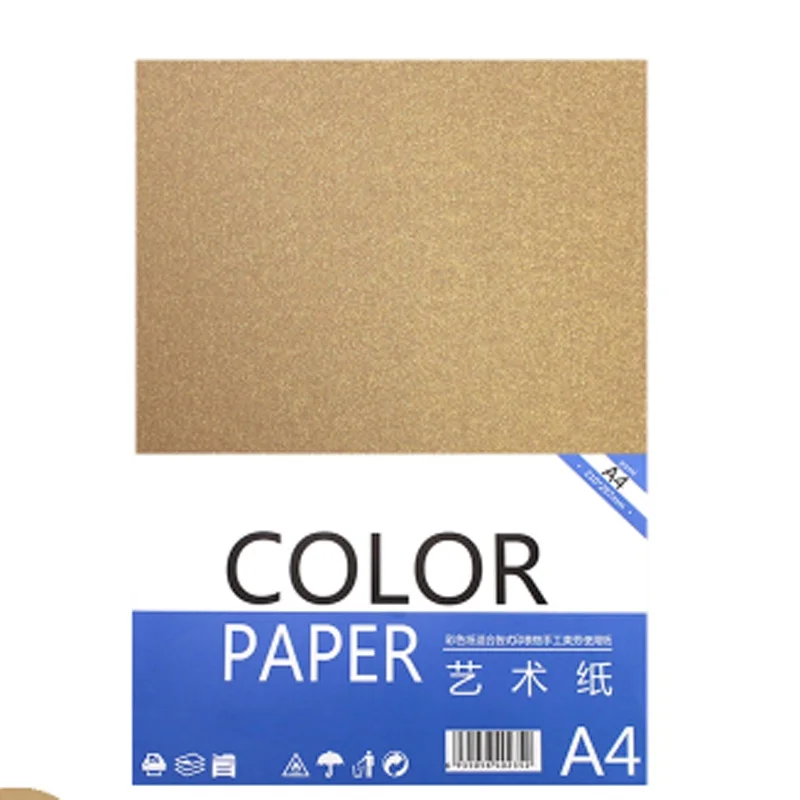 50 шт./лот A4 Размер 21*29,7 см 250gsm A5 жемчужная бумага двойная жемчужная бумага 11 цветов на выбор, DIY коробка подарочная упаковка - Цвет: pearl gold