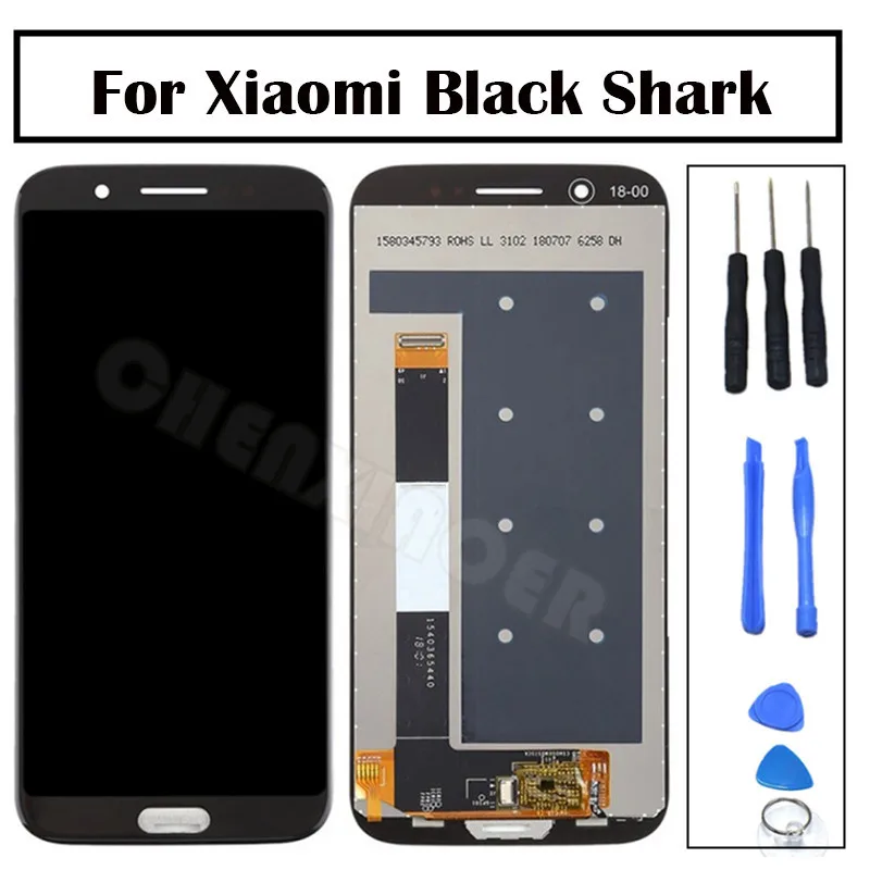 2018 новый для Xiaomi черный Акула ЖК-экран дисплей + Сенсорное стекло дигитайзер