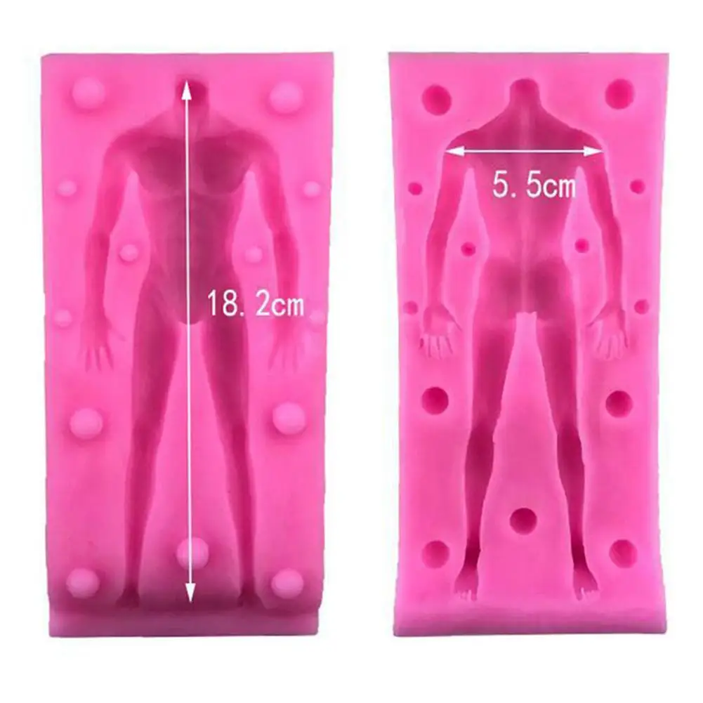 3D Мужская/Женская силиконовая форма для шоколада торта мыла льда кубика