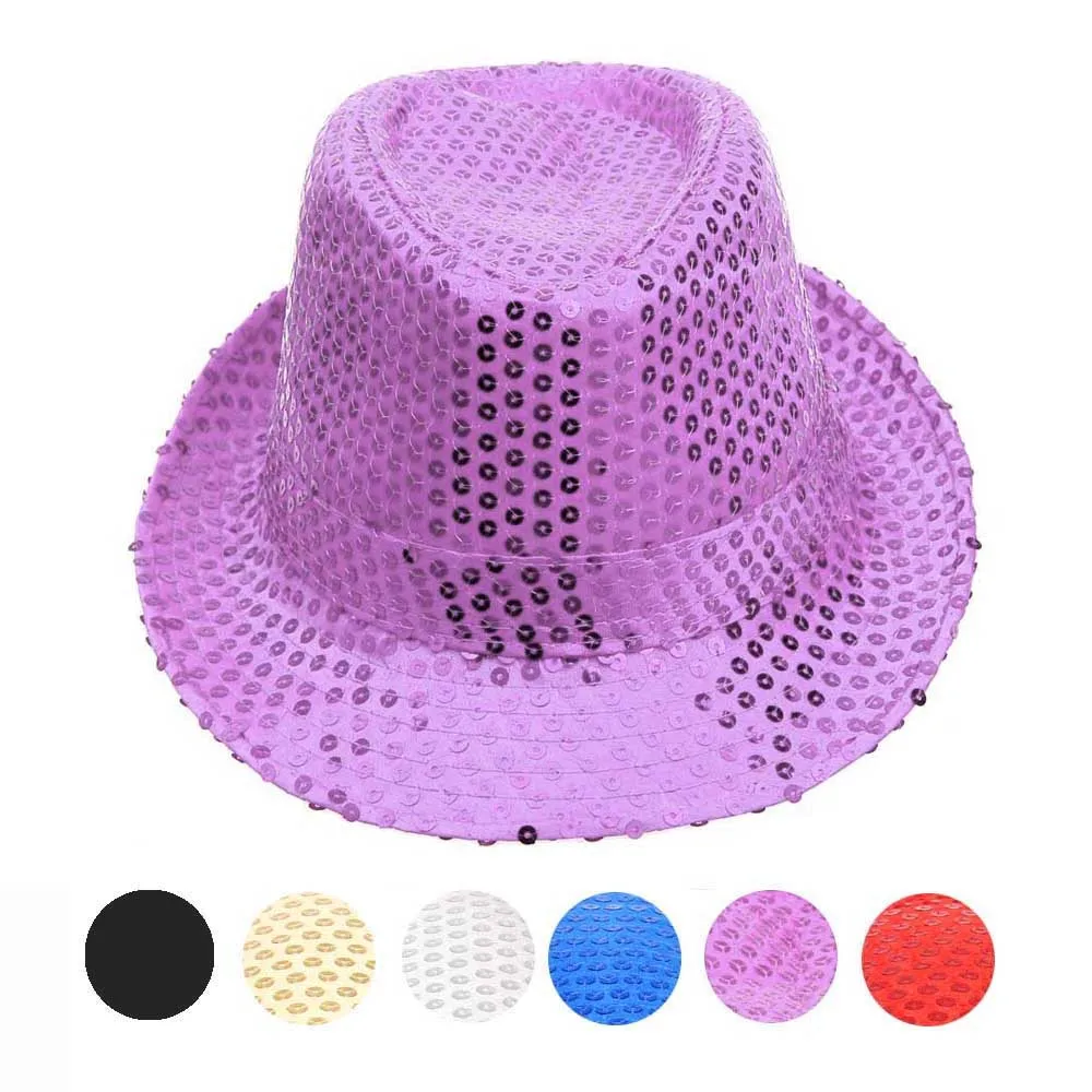 Карнавальная шляпка женская с блестками | Аксессуары для одежды