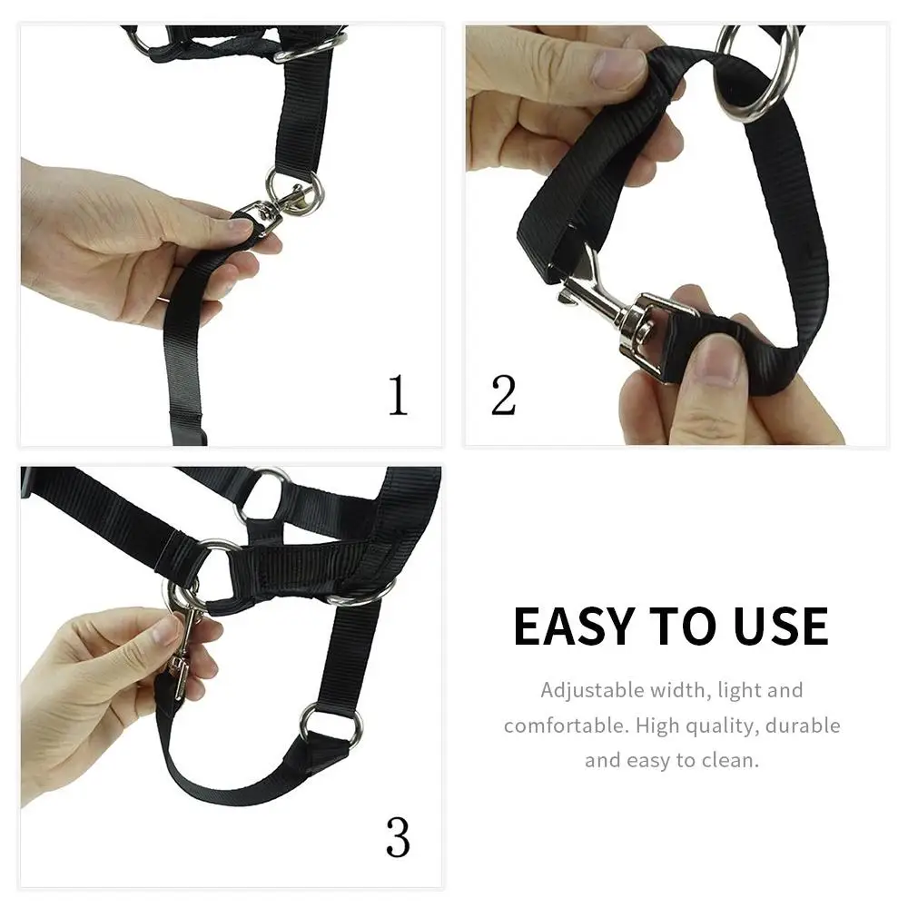 Ошейник для собак мягкий поводок на лямках тренировок ошейник черный S/M/L/XL | Дом и
