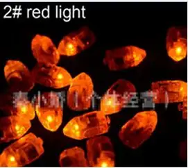 2 red light Принадлежности для фестиваля, светодиодный светильник, лампочка, разноцветный вариант для гелевых шаров, бумажный фонарь, сделай сам, для дня рождения, свадьбы, вечеринки, декор Wh - Цвет: 2 red light