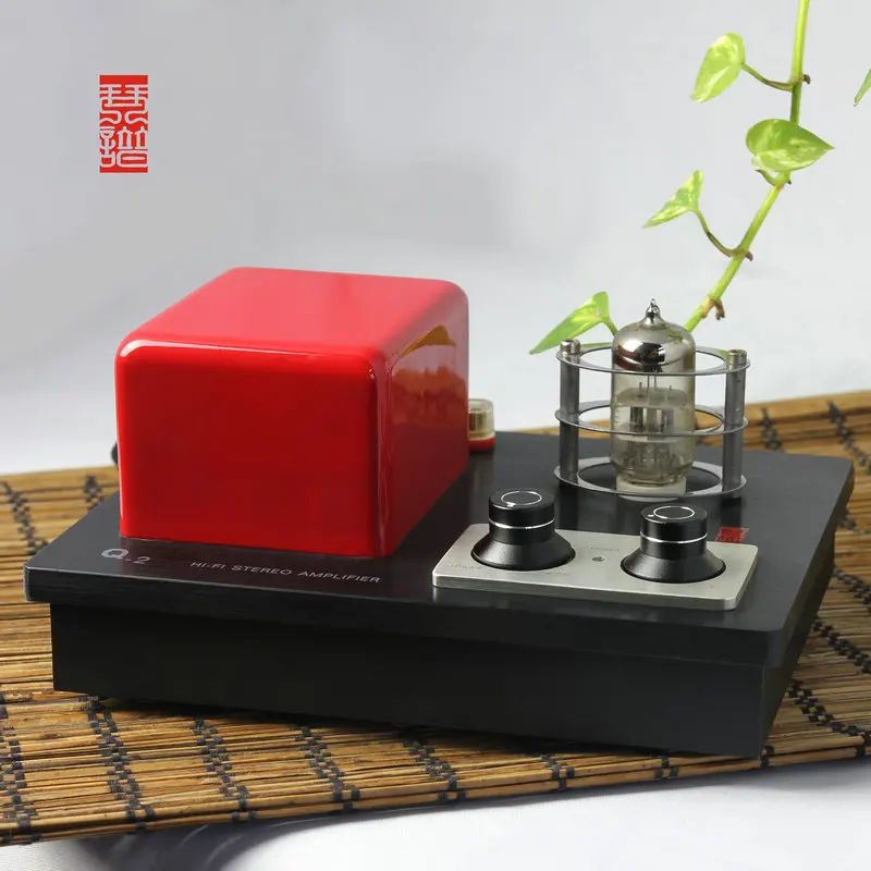 QINPU Q2 Интегрированный усилитель+ MG-2 hifi колонки audiophile Hifi усилитель динамик