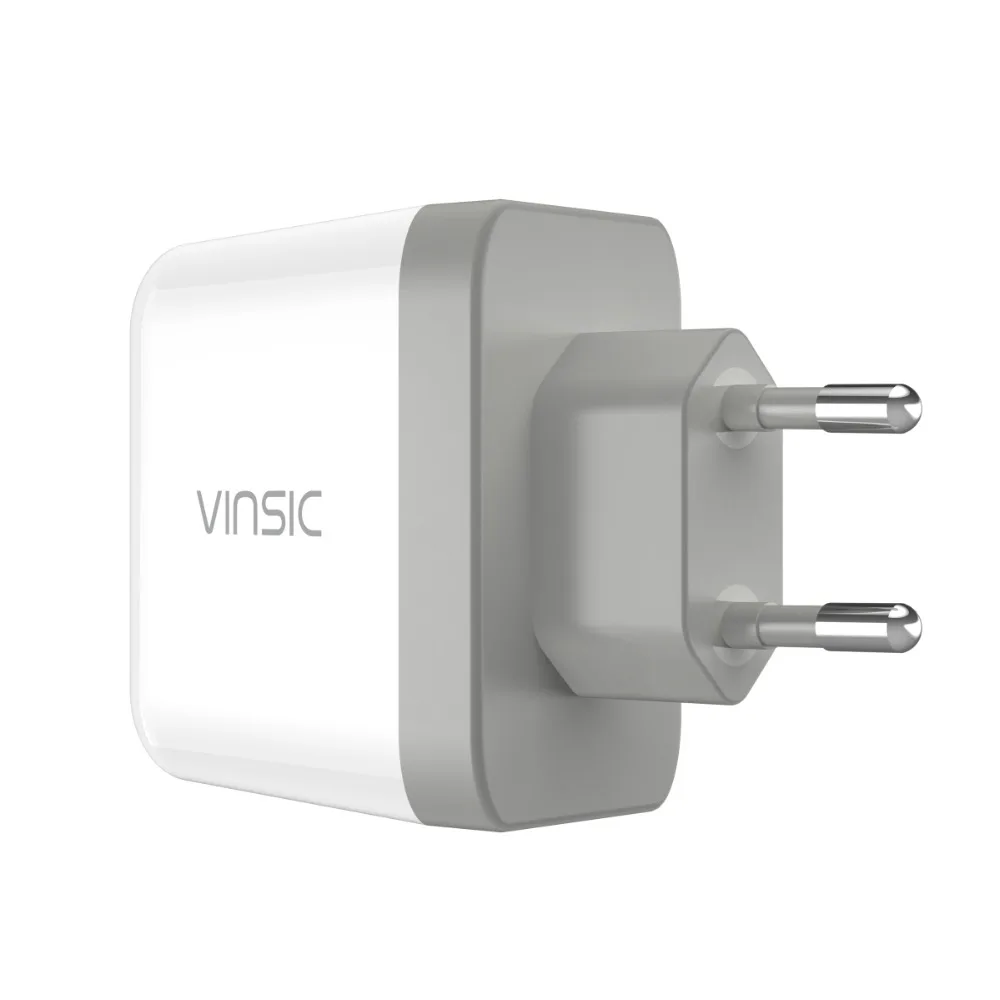 Внешний аккумулятор Vinsic быстрая Зарядное устройство 3 0 стены QC3.0 мини зарядное
