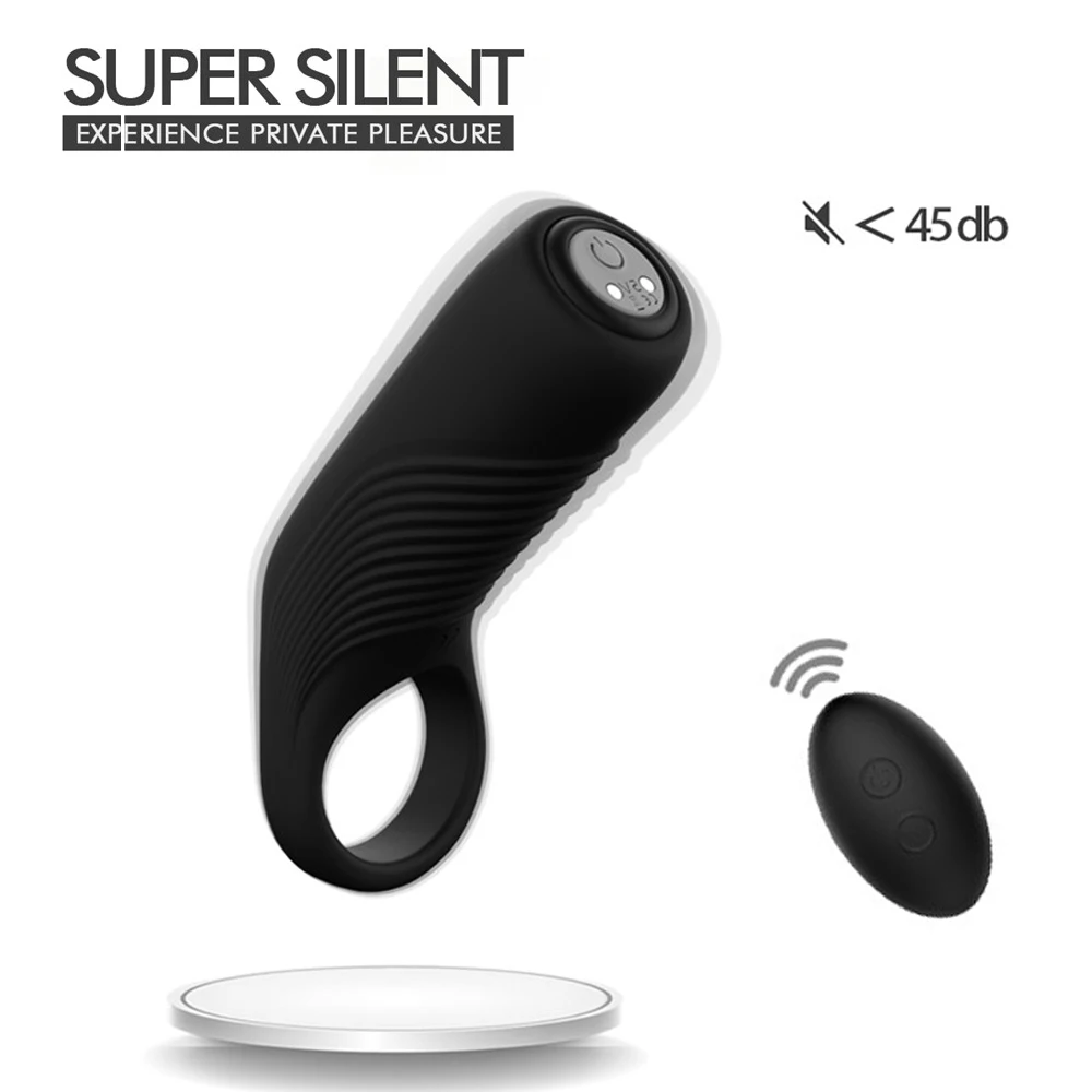 Wireless Remote Control Vibrating Penis Rings Delay Ejaculation Time Lasting Male Chastity Device Powerful Cock Vibrators | Красота и