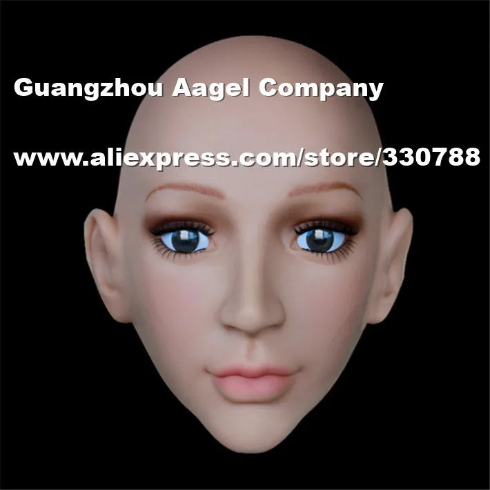 Новинка [SH 15] Высококачественная силиконовая женская маска для трансвеститов