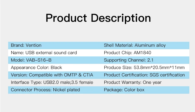 Vention 3,5 мм usb адаптер usb аудио адаптер карта с микрофоном USB к разъему 3,5 конвертер для PS4 ноутбук наушники звуковая карта