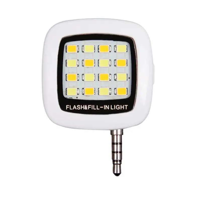 EDAL Mini 16 светодио дный камера вспышка прожектор смартфон телефон селфи