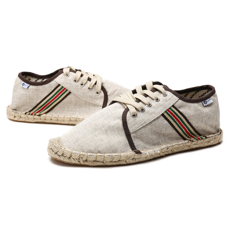 Buono Scarpe женские эспадрильи Мужские туфли на плоской подошве ботинки в рыбацком