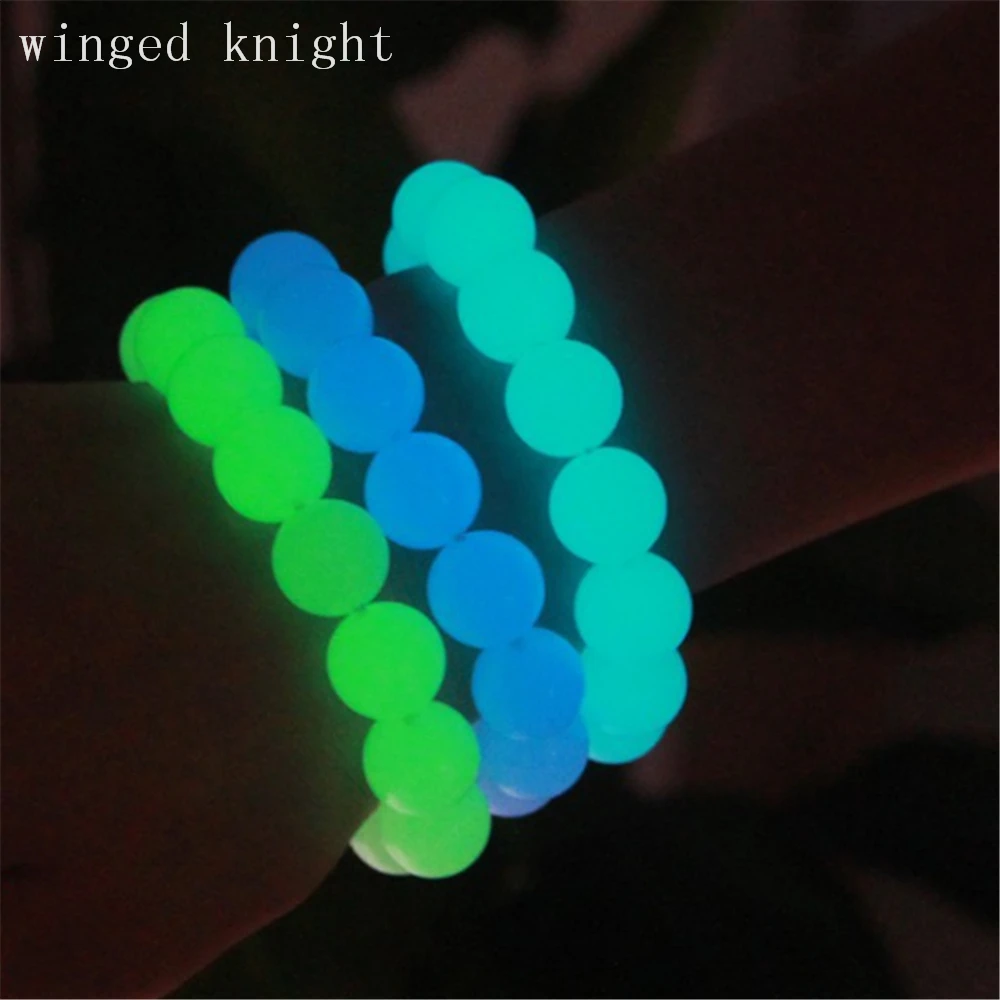 Светящийся хрустальный камень бусины для браслетов мужчин и женщин
