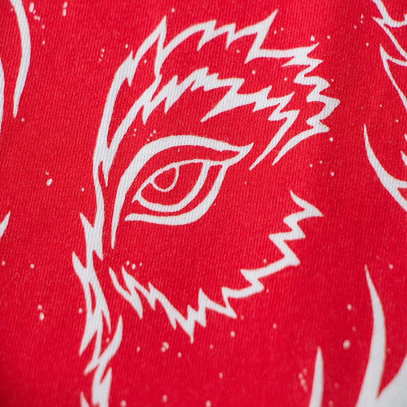 

New High 2019 Punk Men Fashion T Shirts fox Letter T-Shirt Hip Hop Skateboard Street Cotton T-Shirts Tee Top #J29