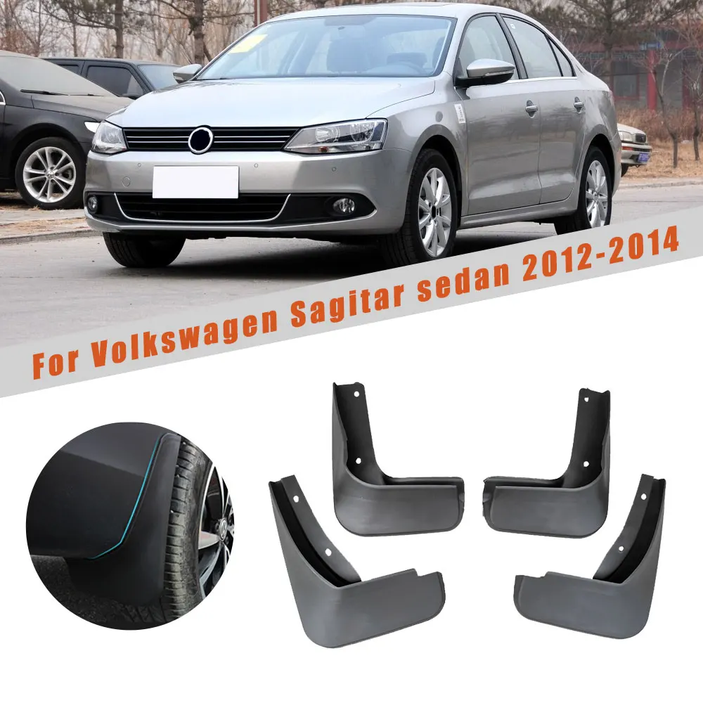 4 шт. светоотражающие Брызговики для Volkswagen VW Jetta Sedan 2012 2017|Грязезащита| |